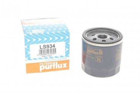 Фильтр масляный Ford Fiesta 1.4i SAAB 900, 9000, 9-5, 9-3 Purflux ls934
