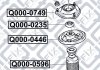 Купити Підшипник опори переднього амортизатора Mitsubishi ASX, Outlander, Lancer, Citroen C4 Q-fix q000-0235 (фото3) підбір по VIN коду, ціна 154 грн.