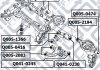 Купити Сайлентблок заднього верхнього важеля Nissan Navara Q-fix q005-0416 (фото3) підбір по VIN коду, ціна 307 грн.