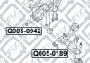 Купить Сайлентблок переднего рычага Hyundai H-1 Q-fix q005-0942 (фото3) подбор по VIN коду, цена 310 грн.