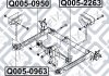 Купить САЙЛЕНТБЛОК ЗАДНЕГО ГРУЗЧИКА Q-fix q005-0950 (фото3) подбор по VIN коду, цена 335 грн.