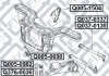 Купити Сайлентблок заднього важеля Q-fix q005-0962 (фото3) підбір по VIN коду, ціна 305 грн.