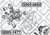 Купити Сайлентблок задньої тяги Mitsubishi Colt, Carisma, Lancer Q-fix q005-1477 (фото3) підбір по VIN коду, ціна 139 грн.