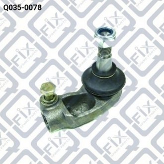 Купить Наконечник рулевой правый Opel Kadett, Ascona, Daewoo Nexia, Lanos Q-fix q035-0078 (фото1) подбор по VIN коду, цена 475 грн.