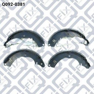 Колодки гальмівні барабанні Q-fix q092-0381