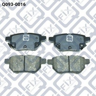 Купити Колодки гальмівні дискові задні Toyota Auris, Yaris, Prius, Corolla Q-fix q093-0016 (фото1) підбір по VIN коду, ціна 457 грн.