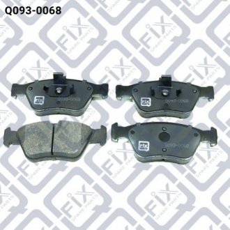 Купити Колодки гальмівні Mercedes W202, W210, S202, S210, CLK-Class Q-fix q093-0068 (фото1) підбір по VIN коду, ціна 538 грн.