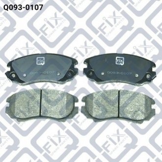 Колодки гальмівні Hyundai Sonata, Lantra, KIA Sportage, Soul, Hyundai Coupe, Elantra, KIA Magentis, Hyundai Matrix, Tucson, KIA Optima Q-fix q093-0107