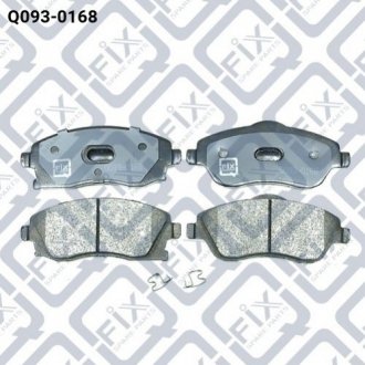 Купить Колодки тормозные Opel Meriva, Corsa, Combo Q-fix q093-0168 (фото1) подбор по VIN коду, цена 374 грн.