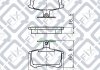 Купить Колодки тормозные дисковые задние Audi 80, 100, A8, A6, A4 Q-fix q093-0471 (фото3) подбор по VIN коду, цена 426 грн.