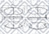 Купити Колодки гальмівні Nissan Tiida Q-fix q093-0644 (фото3) підбір по VIN коду, ціна 578 грн.