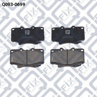 Купить Колодки тормозные Toyota Land Cruiser Q-fix q093-0699 (фото1) подбор по VIN коду, цена 392 грн.