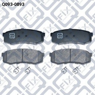 Колодки тормозные дисковые задние Q-fix q093-0893