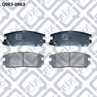 Купити Колодки гальмівні дискові задні Opel Frontera Q-fix q093-0963 (фото1) підбір по VIN коду, ціна 423 грн.