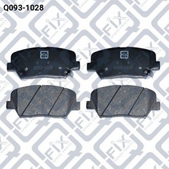 Купить Колодки тормозные Hyundai I30, Veloster, KIA Ceed, Pro Ceed, Carens, Hyundai Elantra Q-fix q093-1028 (фото1) подбор по VIN коду, цена 681 грн.