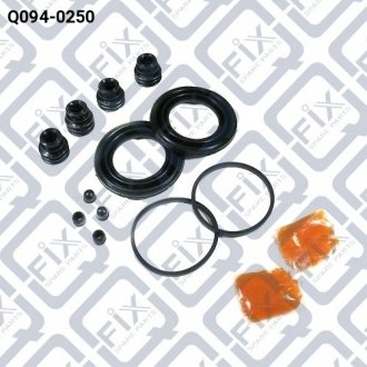 Купить Ремкомплект переднего тормозного суппорта Nissan X-Trail, Qashqai, Mazda CX-5 Q-fix q094-0250 (фото1) подбор по VIN коду, цена 361 грн.