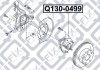 Купить Ступица передняя Nissan Murano, Teana Q-fix q130-0499 (фото3) подбор по VIN коду, цена 1560 грн.