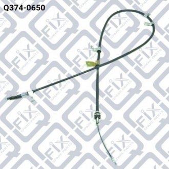Купить Трос тормозной левый Mitsubishi L200 Q-fix q374-0650 (фото1) подбор по VIN коду, цена 558 грн.