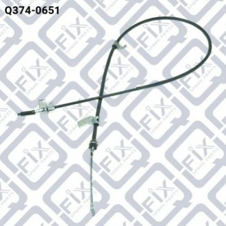 Купить Трос тормозной правый Mitsubishi L200 Q-fix q374-0651 (фото1) подбор по VIN коду, цена 558 грн.