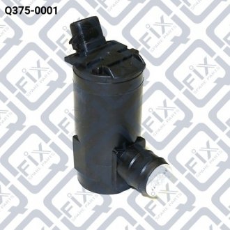 Купити Мотор омивача скла Hyundai Accent, Sonata, Lantra, Coupe, H-1, Daewoo Nubira, Leganza, Lanos, Matiz Q-fix q375-0001 (фото1) підбір по VIN коду, ціна 203 грн.