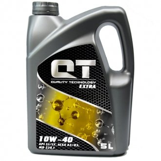 Купить Масло EXTRA 10W-40 (5 л) QT-OIL qt1210405 (фото1) подбор по VIN коду, цена 614 грн.