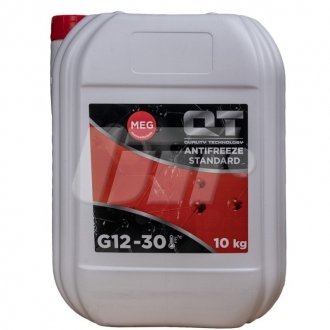 Купить Антифриз QT MEG STANDARD -30 G12 червоний 10кг QT-OIL qt5513010 (фото1) подбор по VIN коду, цена 543 грн.