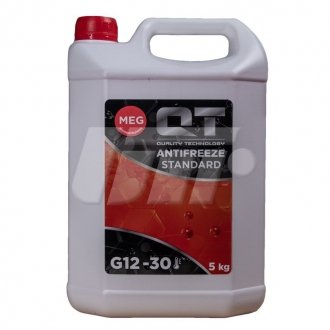 Купить Антифриз QT MEG STANDARD -30 G12 червоний 5кг QT-OIL qt551305 (фото1) подбор по VIN коду, цена 332 грн.