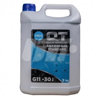 Антифриз QT MEG STANDARD -30 G11 синій 5кг QT-OIL qt553305