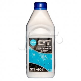 Купить Антифриз QT MEG EXTRA -40 G11 синій 1кг QT-OIL qt563401 (фото1) подбор по VIN коду, цена 81 грн.