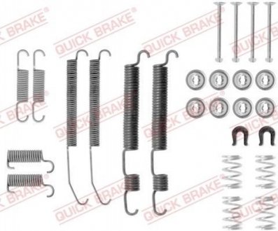 Комплект пружинок колодок ручного тормоза QUICK BRAKE 105-0762