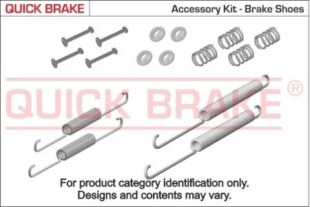 Комплект пружинок колодок ручного тормоза QUICK BRAKE 105-0825