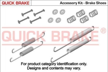 Комплект пружинок колодок ручника Kia Sportage/Hyundai Tucson 04- QUICK BRAKE 105-0887