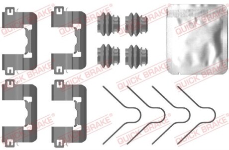 Монтажный компл.,тормоз.колодки QUICK BRAKE 1090105