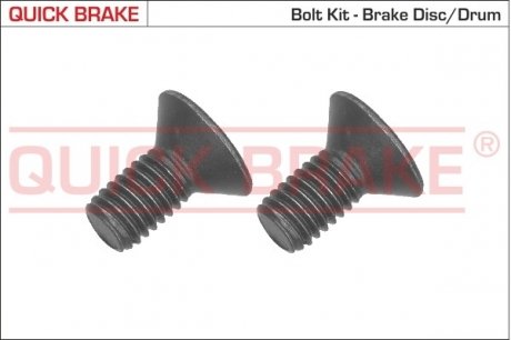 Купить Болты крепления тормозов. дисков Mazda 323, 626, 929, 6, Mercedes M-Class, Mazda CX-7, 2, CX-9, Ford Fiesta QUICK BRAKE 11665K (фото1) подбор по VIN коду, цена 83 грн.