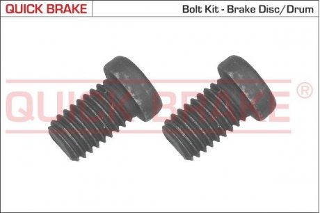 Купити Болт гальмівного диска QUICK BRAKE 11668K (фото1) підбір по VIN коду, ціна 76 грн.