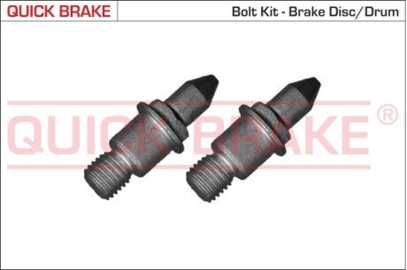 Купити Болти кріплення гальм. дисків QUICK BRAKE 11677K (фото1) підбір по VIN коду, ціна 388 грн.