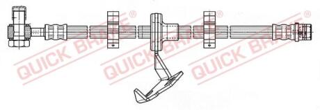 Гальмівний шланг Mercedes M-Class QUICK BRAKE 59.987X