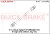 Купити Трубка гальмівна 1.34м BMW E34, Ford Escort, Audi 80, Volkswagen Polo, Golf, Jetta, Vento, Citroen AX, Fiat Uno, Volvo 340, Seat Toledo QUICK BRAKE cu-1340a-a (фото1) підбір по VIN коду, ціна 320 грн.