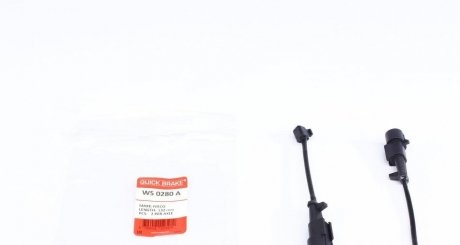 Купить Датчик износа тормозных колодок (передних) Iveco Daily IV/V 06-14 (L=135mm) Комплект 2 шт. QUICK BRAKE ws 0280 a (фото1) подбор по VIN коду, цена 191 грн.