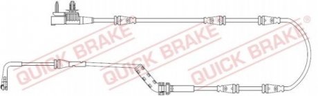 Датчик износа, тормоз. Land Rover Range Rover, Discovery QUICK BRAKE ws0442a