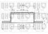 Купити Гальмівні диски Audi 100, A6, Volkswagen Passat, Skoda Superb QUINTON HAZELL bdc3929 (фото1) підбір по VIN коду, ціна 941 грн.