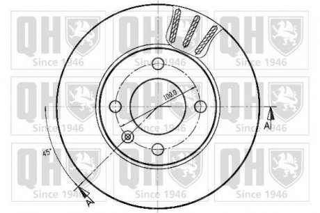 Гальмівні диски Volkswagen Polo QUINTON HAZELL bdc4548