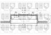 Купить Тормозные диски Mercedes W124, C124, C207, C238, S210 QUINTON HAZELL bdc4795 (фото1) подбор по VIN коду, цена 1196 грн.