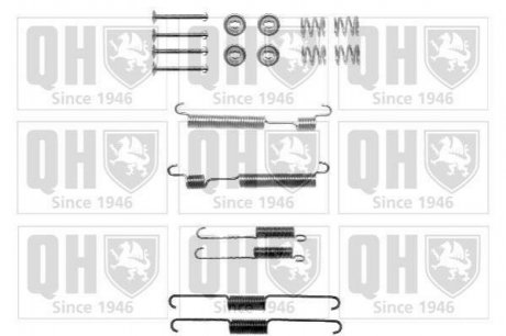 Ремкомплект гальмівних колодок QUINTON HAZELL bfk459