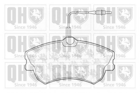 ГАЛЬМІВНІ КОЛОДКИ ДИСКОВІ QUINTON HAZELL bp1065