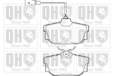 ГАЛЬМІВНІ КОЛОДКИ ДИСКОВІ QUINTON HAZELL bp1285