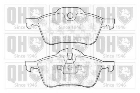 ГАЛЬМІВНІ КОЛОДКИ ДИСКОВІ QUINTON HAZELL bp1291