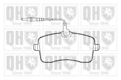 Тормозные колодки дисковые QUINTON HAZELL bp1437