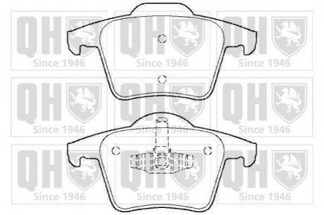 Тормозные колодки дисковые QUINTON HAZELL bp1471