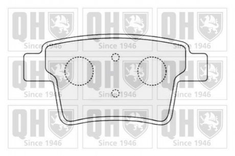 Купити ГАЛЬМІВНІ КОЛОДКИ ДИСКОВІ Jaguar X-type, Ford Mondeo QUINTON HAZELL bp1499 (фото1) підбір по VIN коду, ціна 850 грн.